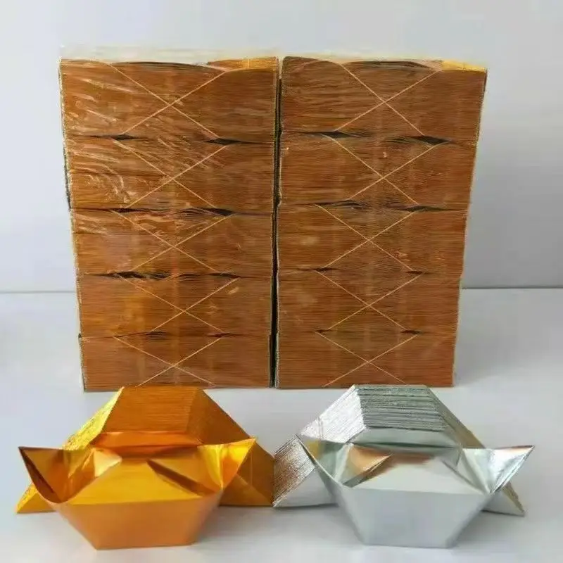 1000pcs Semi-Finished Yuanbao - 14x17cm/16x19cm | Sacrifice Burning Paper for Ancestor Worship & Qingming