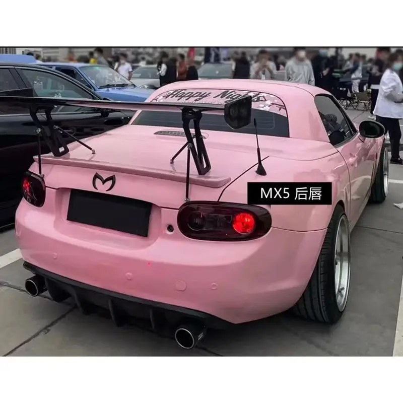 MX5-NC Car Rear Bumper Spoiler Car Rear Diffuser Cover for Mazda MX-5 2009 - 2015