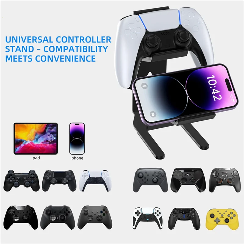 JYS Universal Handle Desktop Storage Bracket Aluminum 2-Tier Stand For Gaming Accessories For PS5/PS4//Switch A
