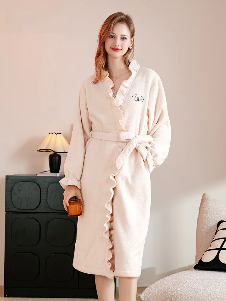 fenteng-women's-long-thiened-coral-fce-spwear-autumn-winter-sweet-sle-large-size-morning-robe-lambskin-batobe