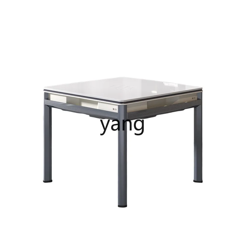 

YJQ dining table dual-purpose mahjong machine rotor type oblique brand roller coaster automatic household mahjong table