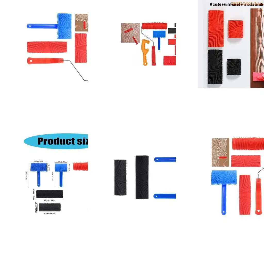 K1AE Multi Surfaces Pattern Paint Roller Professional Grade Coating Application Tool