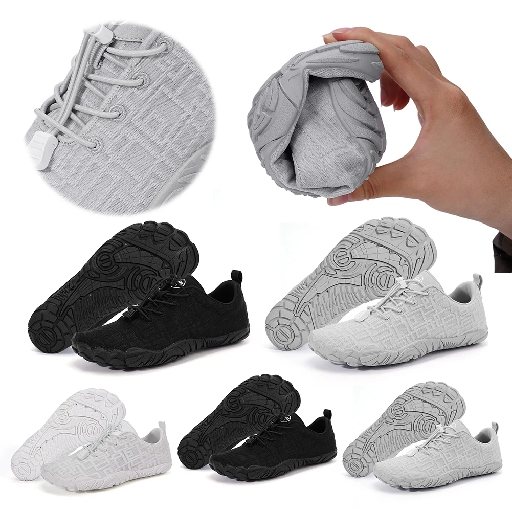 

Unisex Water Shoes Non Slip Lightweight Aqua Shoes Quick Drying Barefoot Beach Shoes Breathable Gym Sneakers for Men Women