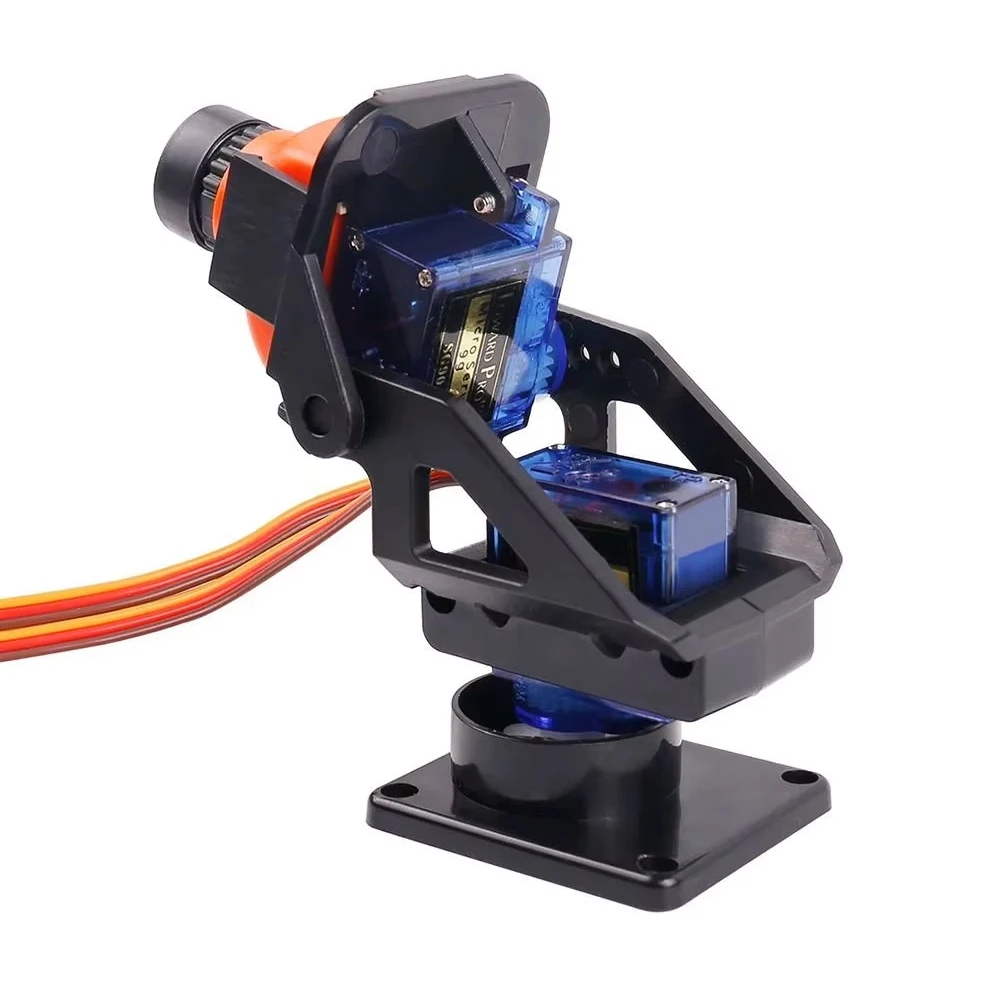 1/2PCS Servo Bracket PT Pan/Tilt Camera Platform Anti-Vibration Camera Mount for Aircraft FPV Dedicated Nylon PTZ for 9G SG90