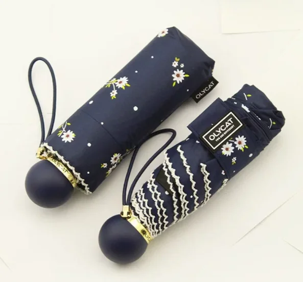 Olycat Sun Umbrella Automatic Rain Women Windproof Folding Umbrellas UV Protection 8K Parasol Girls Cute Umbrella Fast Shipping