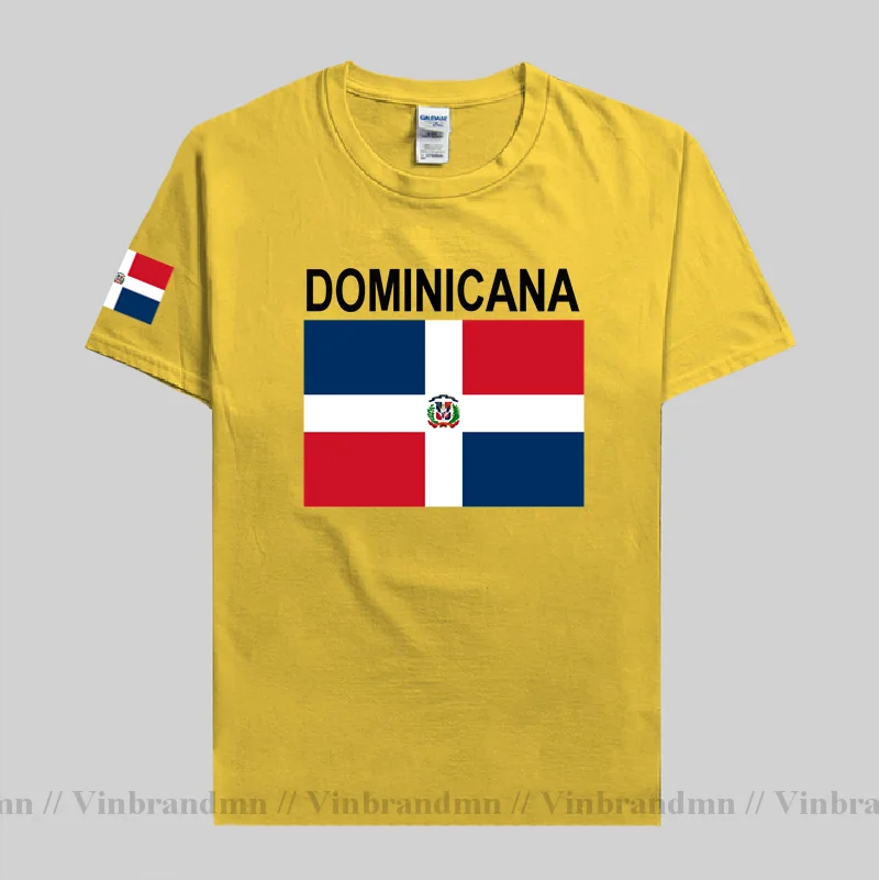 Dominican Republic Dominicana DOM Men T shirts Jerseys Nation Team Tshirt Cotton T-shirt Gyms Clothing Top Tees Country Dominica