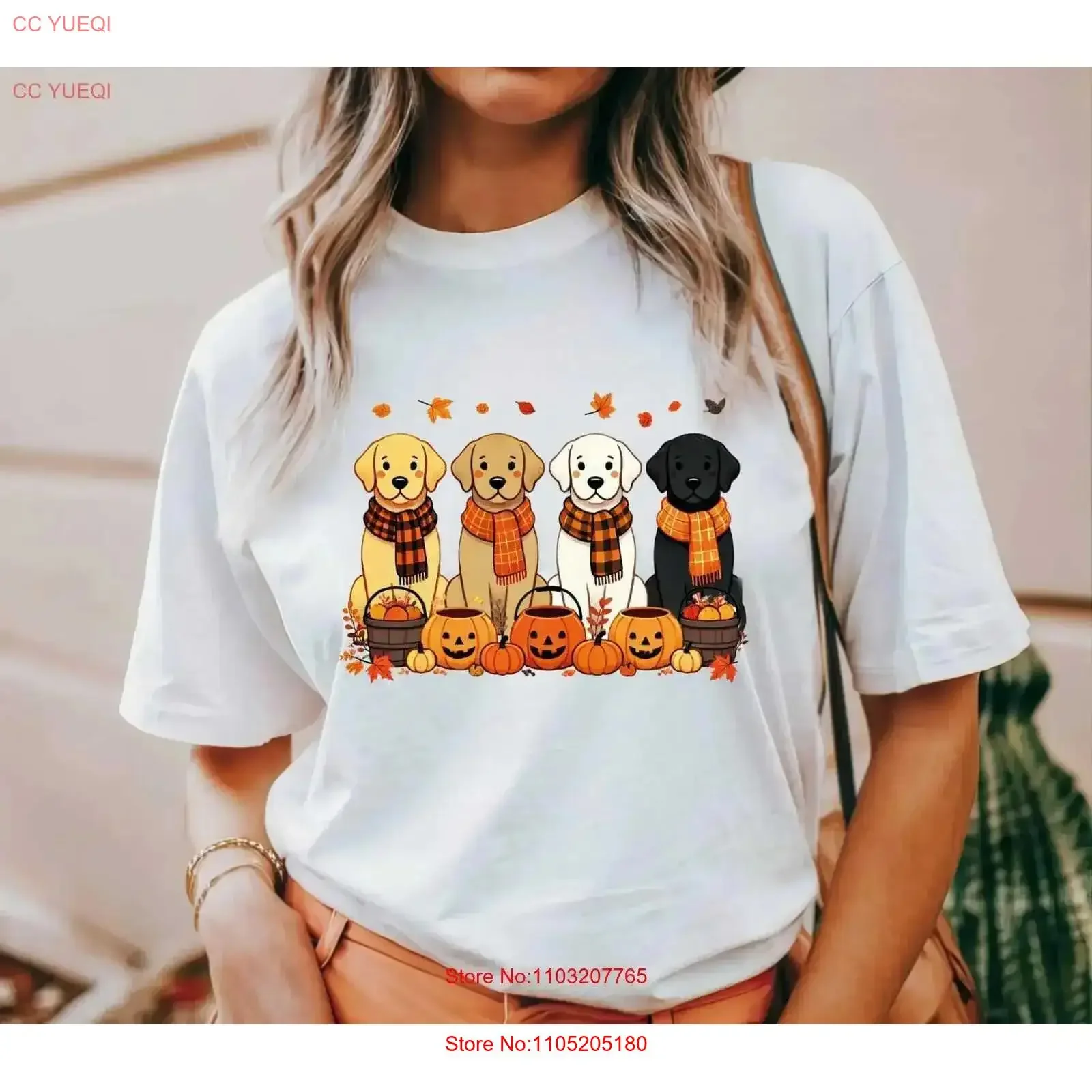 تي شيرت نسائي لعشاق الكلاب لعيد الشكر تي شيرت نسائي لطيف عتيق مغسول ملابس يومية متعددة الاستخدامات ناعمة قليلاً غير رسمية #1
