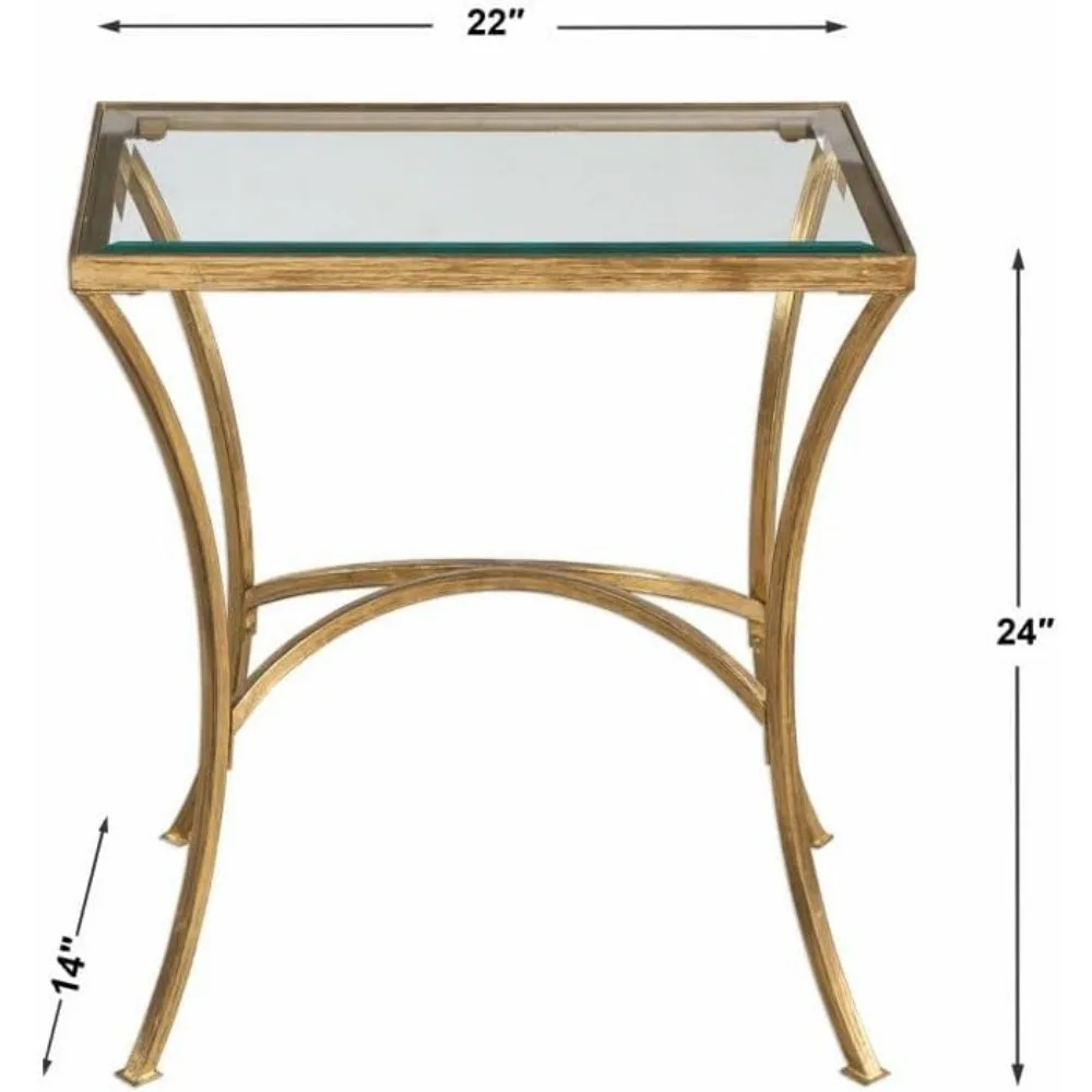 Muebles de sala de estar Mesa auxiliar de 24 pulgadas - 22 pulgadas de ancho por 14 pulgadas de profundidad, mesa