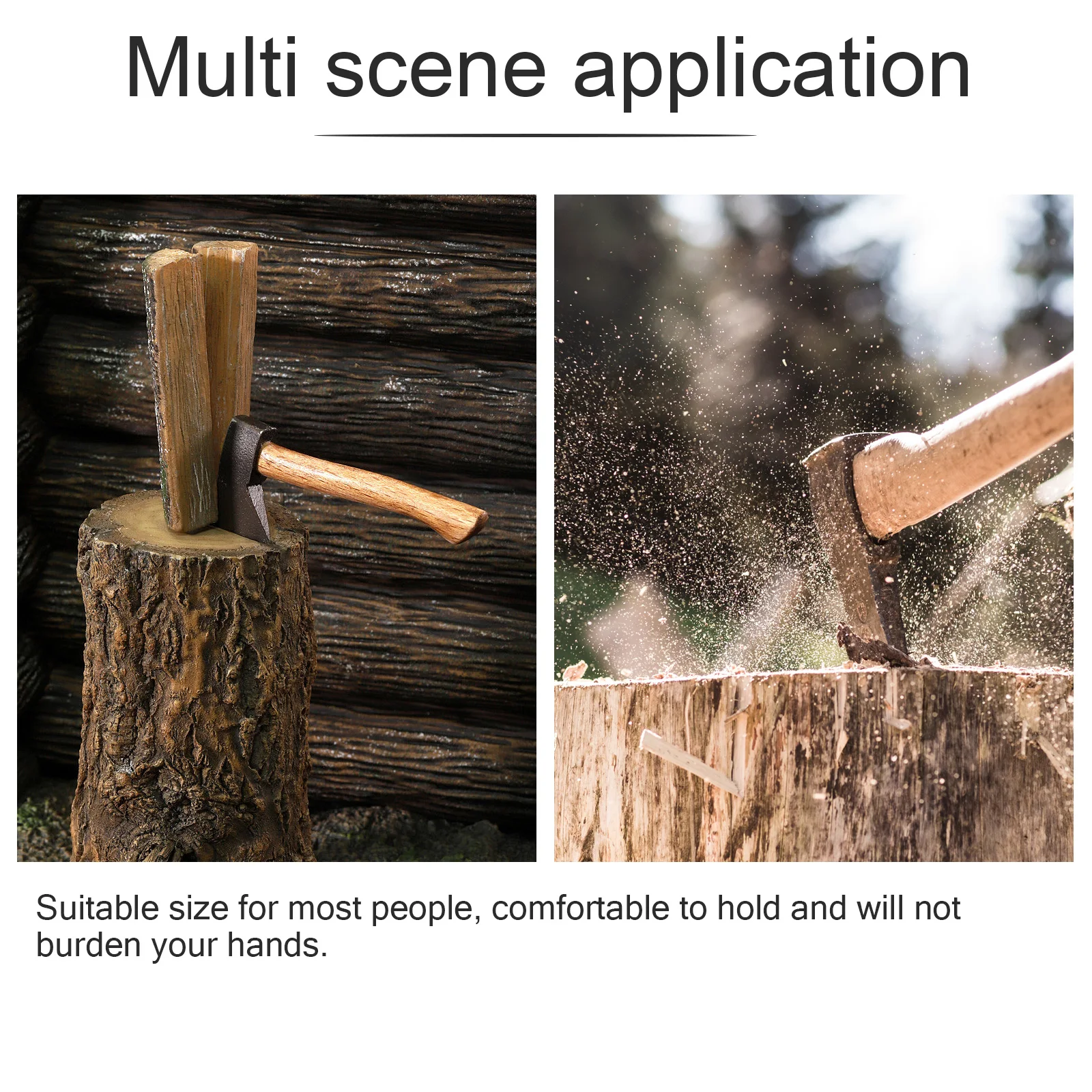 

2pcs Ax Handle Replacement for Axe Camping Handles Wood Wooden Hatchet Durable Sturdy Camp Axe Handle for Outdoor