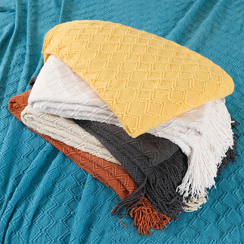 Knit Blanket Grey Nordic Waffl - Home Textiles Europe review and price