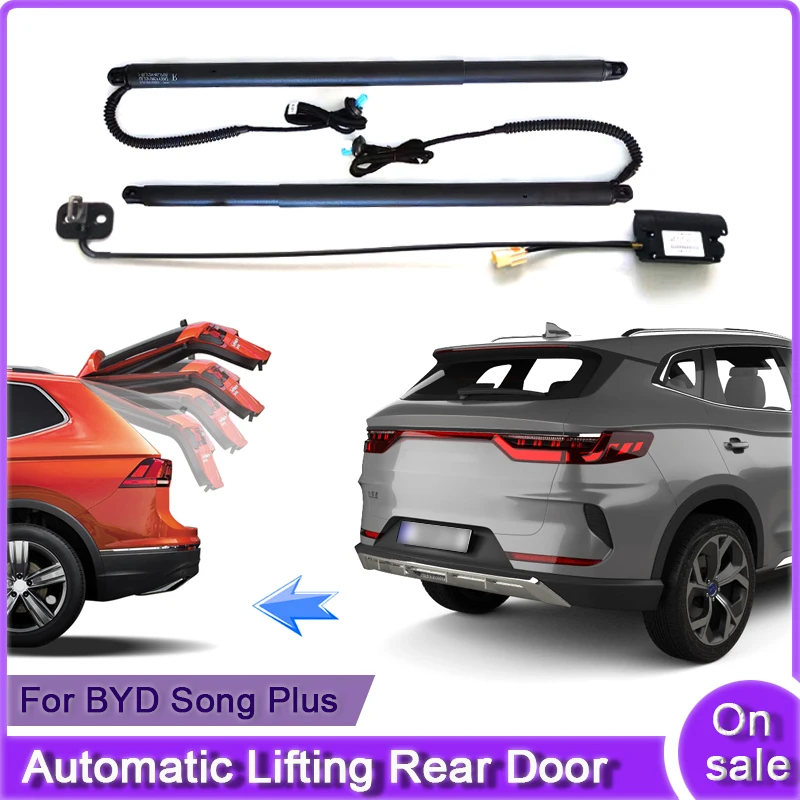 For BYD Song Plus 2020~2023 Car Electric Tailgate Lift System Kit Auto Tail Gate Opener Automatic Lifting Rear Door