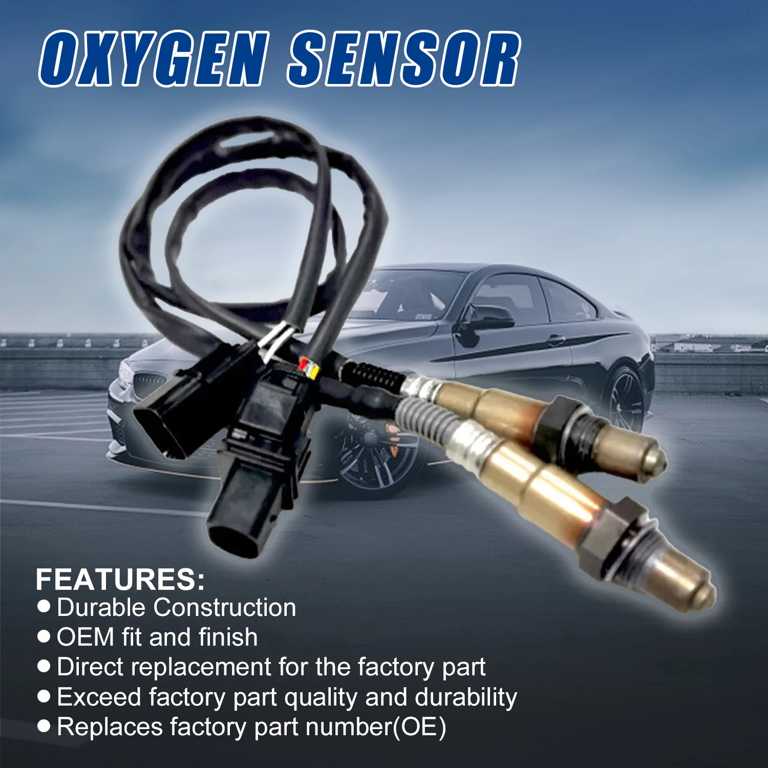 RIGHTPARTS Oxygen Sensor For 2011-2021 Hyundai Tucson Elantra 2014-2020 Kia Forte Optima 1.8 2.0 39210-2E200 39210-2E400