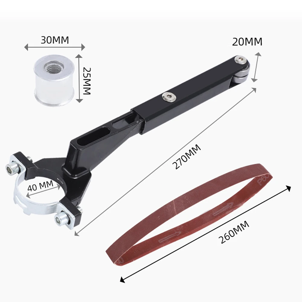 Meuleuse d'angle modifiée, machine à bande de sable, meuleuse à bande, machine de modification pour modèle 100 125, outil de modification bricolage