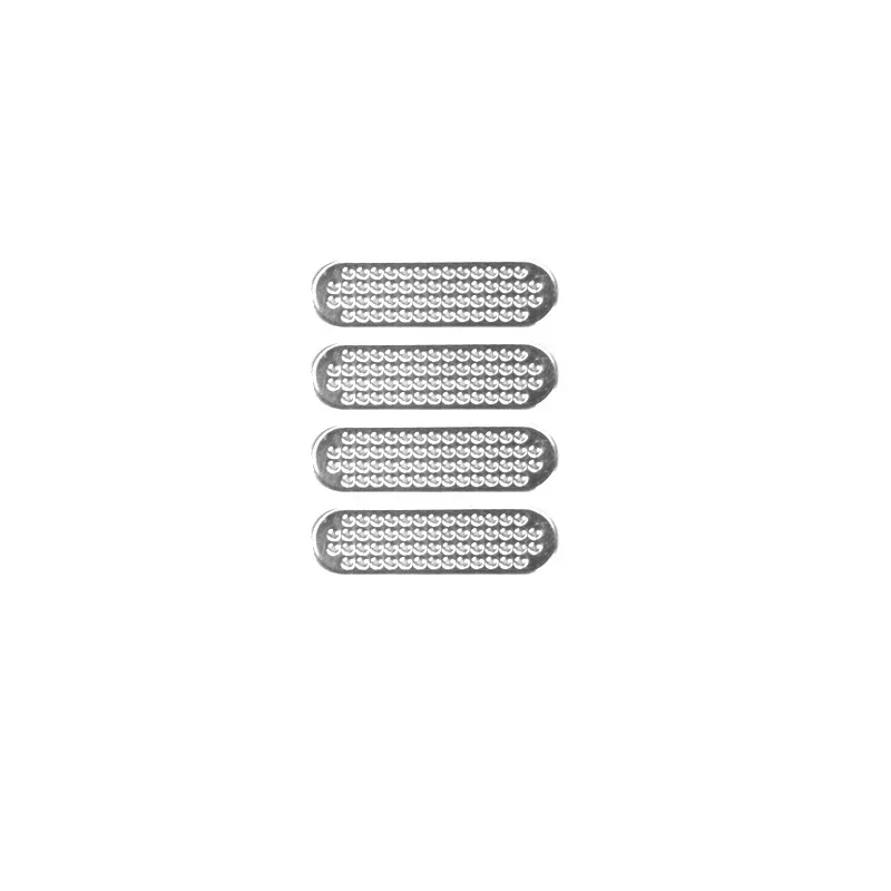 1-12Pcs Universal Metall Mesh Anti Staub Proof Klebstoff Net Abdeckung Aufkleber Für IPhone 17 16 15 ProMax 16Plus Lautsprecher Loch Anti-Staub