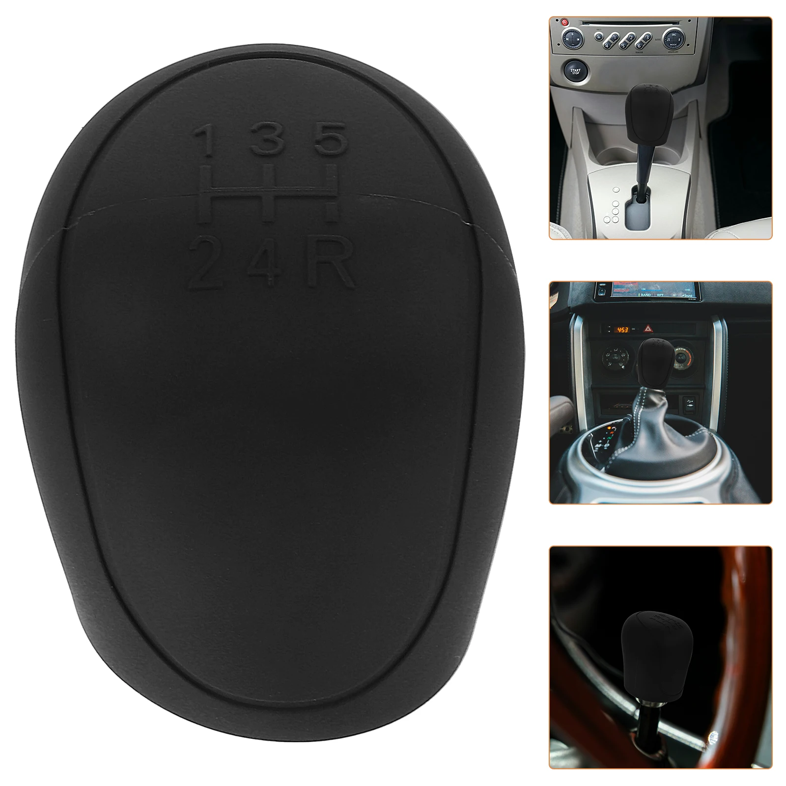 

Shift Knob Cover for Cars Universal Design Soft Comfortable Grip Nonslip Wearresistant Easy Installation Gear Shift Knob Cover