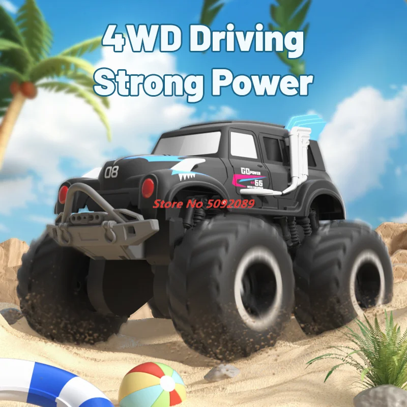 

2.4G 1:24 Amphibious RC Car Climbing Off Road Water & LandRemote Control Car Truck High Speed Racing Car Toys for Boys Kids Gift