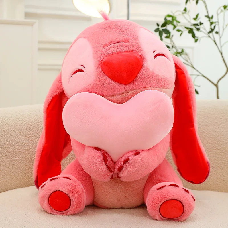 30CM Nieuwe Disney Pluche Pop Knuffelen Hart Stitch Zacht Knuffel Lilo Sofa Kussen Kinderen Verjaardagscadeau Kawaii kamer Decoratie