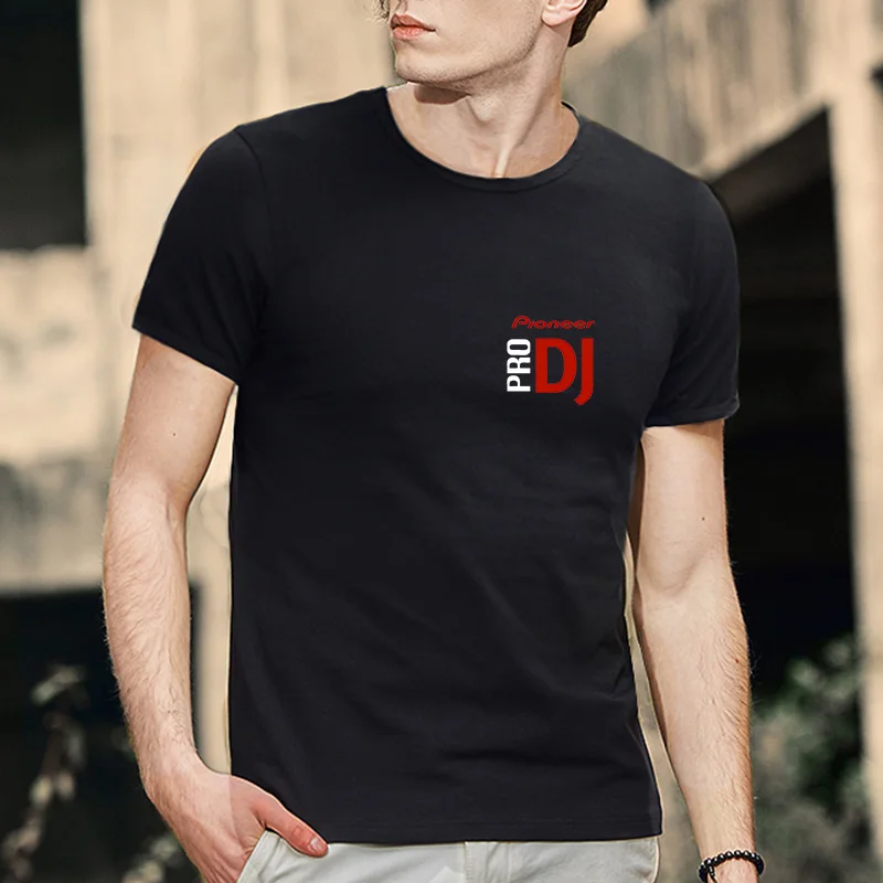 Pioneer Pro Dj 100% Cotton T Shirt for Men Women Short Sleeve Casual O-neck T-shirt Daily Men's T Shirts Tops