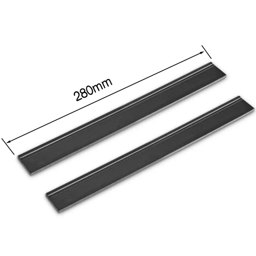 Scrapers Casement Vacuum Cleaner Rubber Squeegee Blades For Karcher WV50 WV60 WV70 WV75 WV2 WV5 Steam Cleaner Parts 280mm