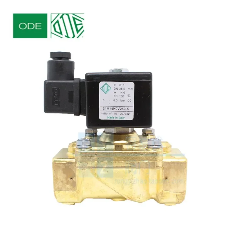 

Italian ODE normally closed two-way solenoid valve 21H14K0V250-S DC24V 1 inch DN25