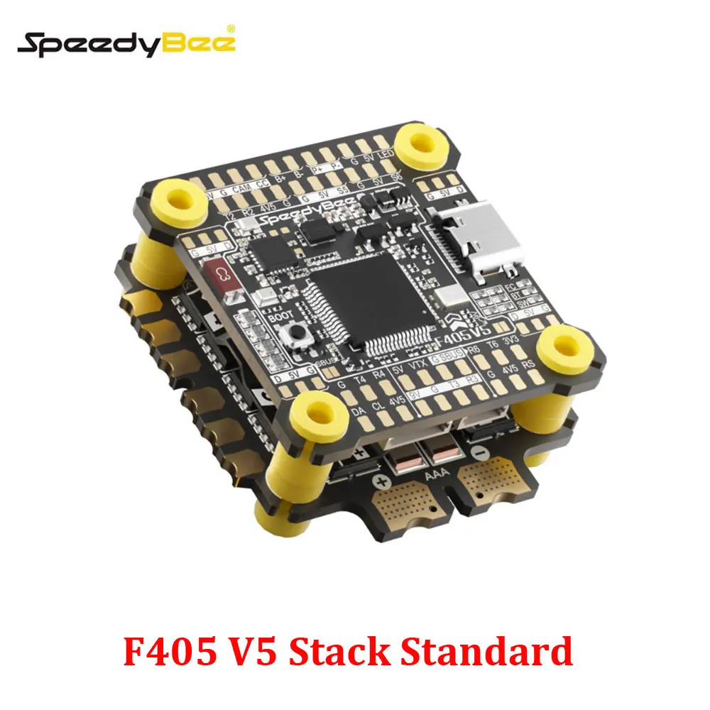 

HighPerformance SpeedyBee F405 V5 Stack Standard Flight Controller for FPV Drones and Racing Quadcopters