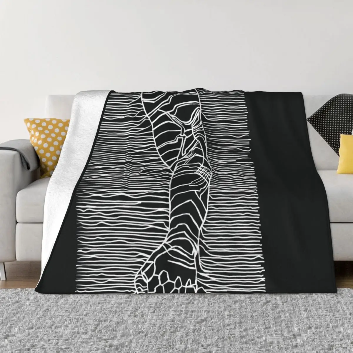 Unknown Pleasures: Bucky edition Throw Blanket heavy to sleep funny gift Blankets