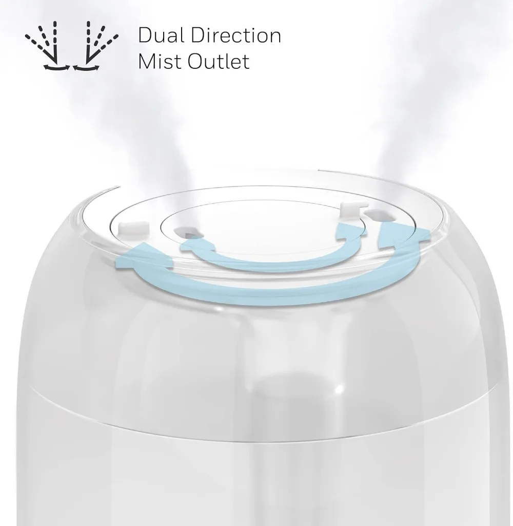 Humidificateur à brume fraîche pour chambre à coucher ou bureau Facile à utiliser et fonctionnement ultra silencieux