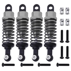 4Pcs Aluminum Shock Absorber Assembled Damper Replacement A949-55 for WLtoys 1/18 RC Car A959 A979 K929 A959-B A969-B A979B (