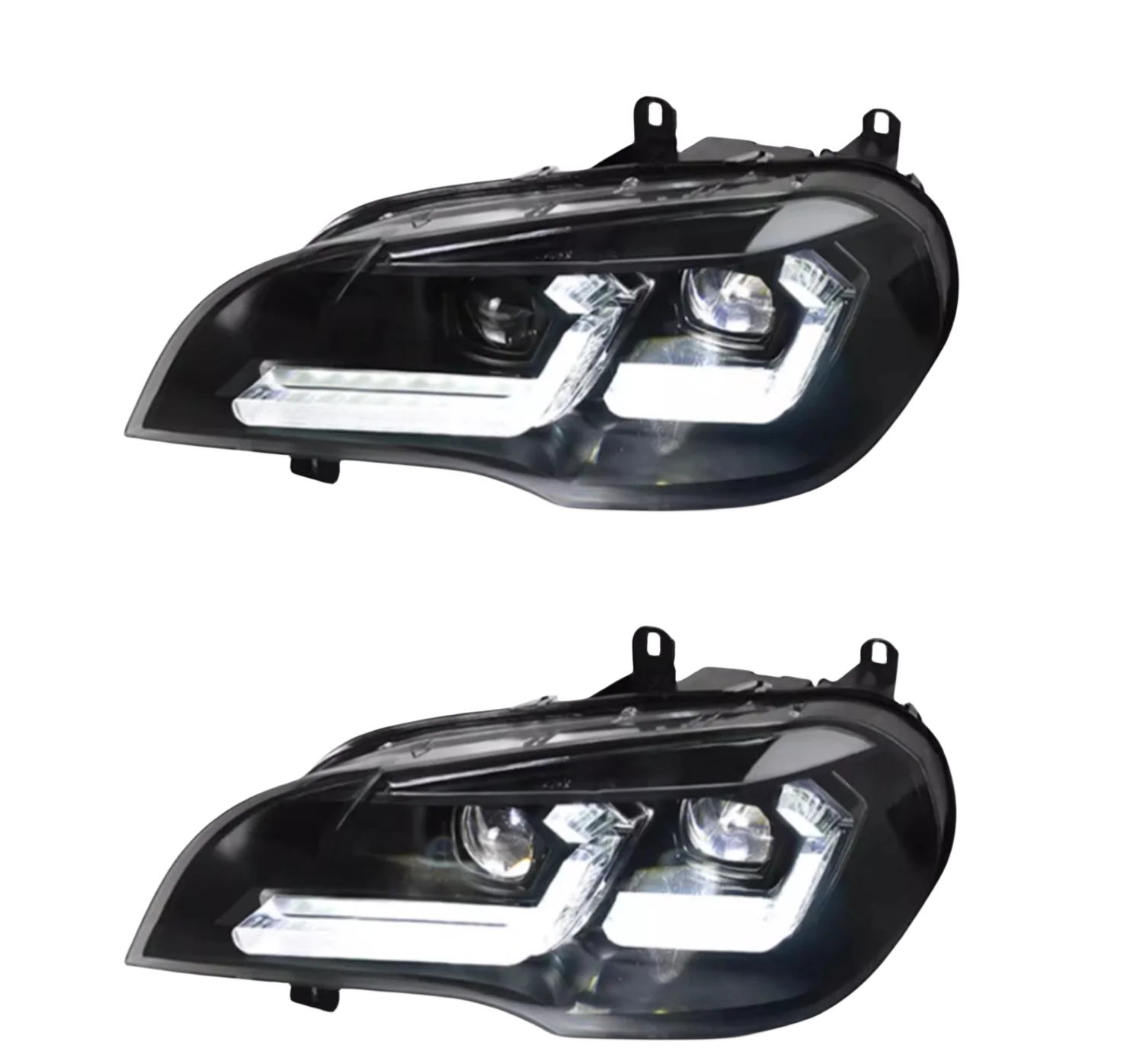 Car LED Headlight headlamp for BMW X5 E70 Daytime Running DRL Turn signal