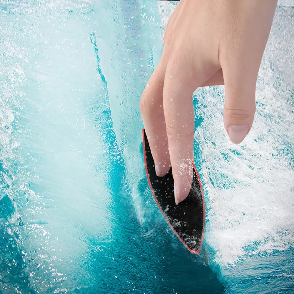 Mini tavola da surf con dita, tavola da surf con dita d'acqua che soffia vento, tavola da surf ad aria per skateboard con dita fresche e romantiche