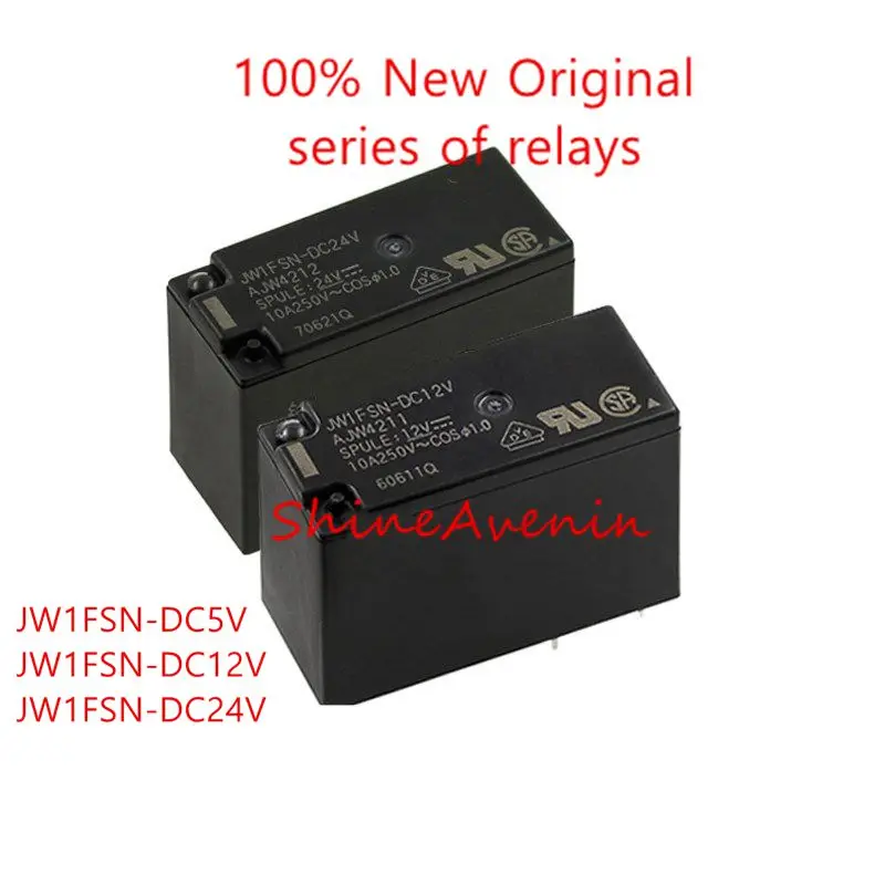 15pcs JW1FSN-DC5V JW1FSN-DC12V JW1FSN-DC24V JW2SN-DC5V JW2SN-DC12V JW2SN-DC24V JW2SN-DC48V Electric Relay