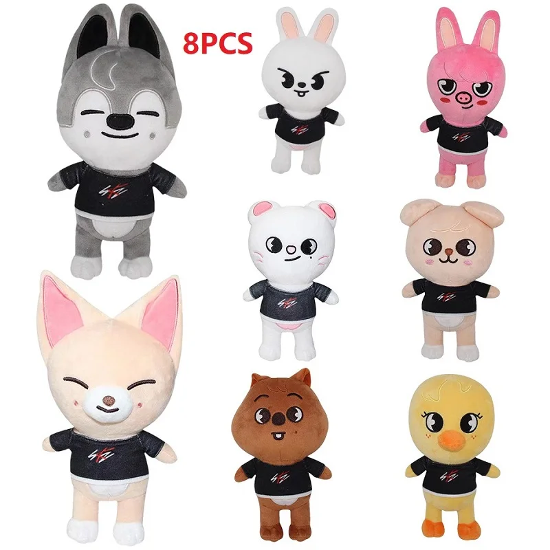 New SKZOO Plush Toys Magic School Cartoon Doll Stray Children's Toys Kawaii Couple Souvenirs Children's Birthday Gifts