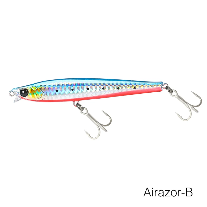 TSURINOYA 85S 105S Short Lip Heavy Fishing Lure Sinking Pencil AIRAZOR 85mm 20g 105mm 30g Long Casting Lipless Sea Fishing Lure