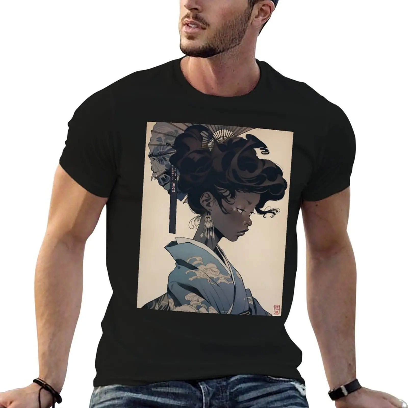 Geisha of Color 4 T-Shirt rapper graphic tees plus sizes graphic tee shirt oversizeds funny t shirts men