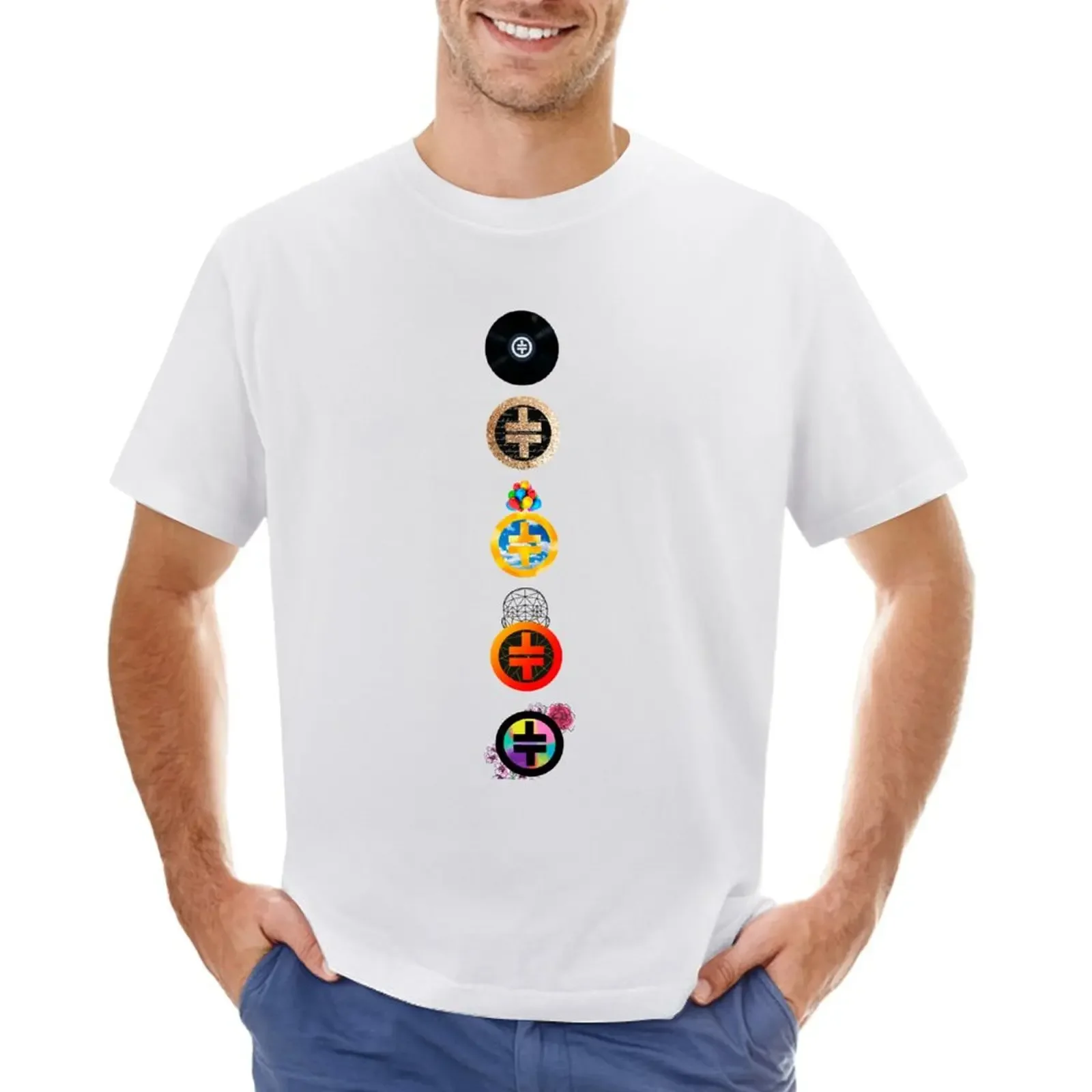 

Take That Symbol Chronology - Vertical Version T-shirt new edition sweat fitted t shirts for men