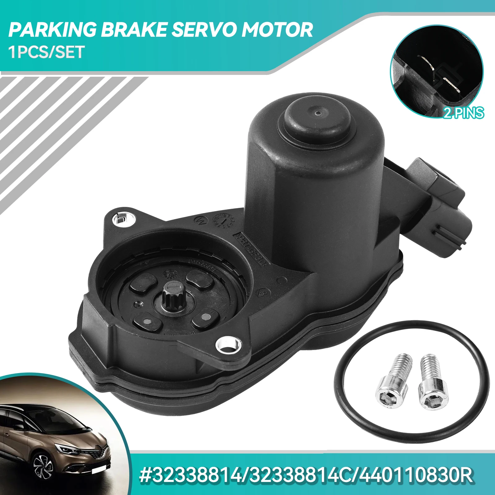 32338814 32338814C 440110830R Car Rear Brake Caliper Motor Parking Handbrake Servo Motors For Renault GRAND SCENIC MEGANE III IV