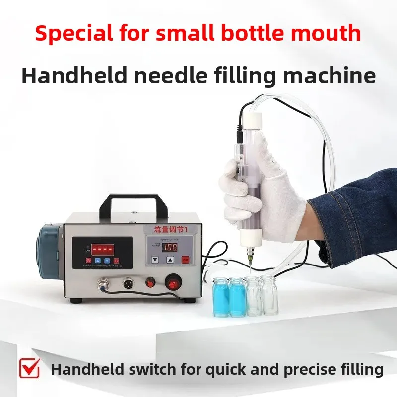 For Ultra Small Handheld Liquid Filling Machine Automatic Quantitative Peristaltic Pump for Essential Oil Perfume Small