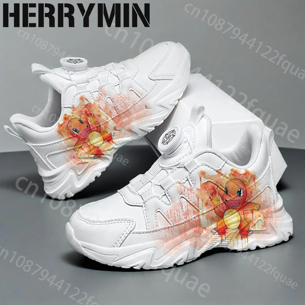 

New Hot Selling Pokemon white Sneakers boys girls Four season breathable comfortable Parent child shoes