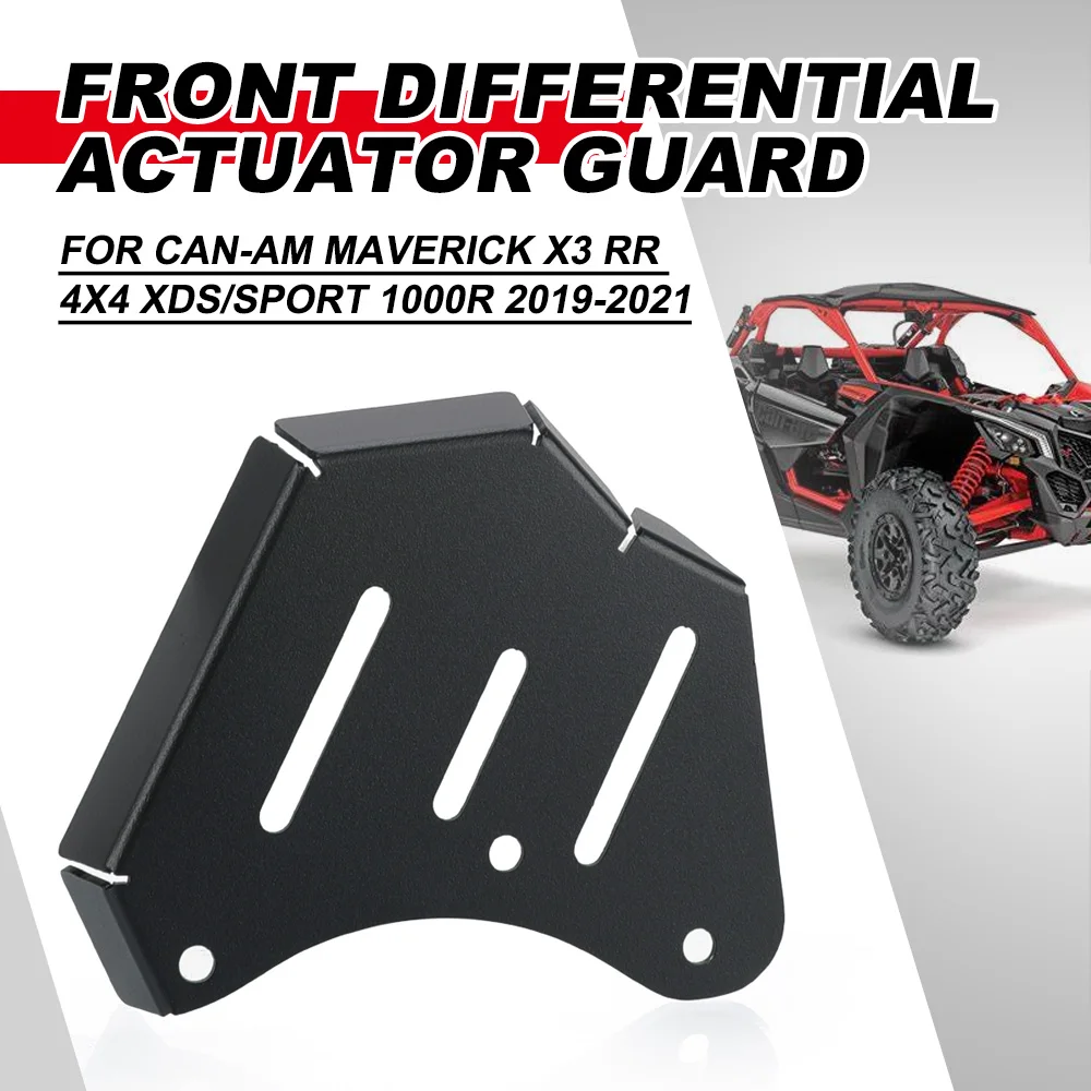 

Motorcycle Accessories For Can-Am Maverick X3 RR 4x4 XDS/Sport 1000R 2019-2020-2021 Front Differential Actuator Guard Aluminium