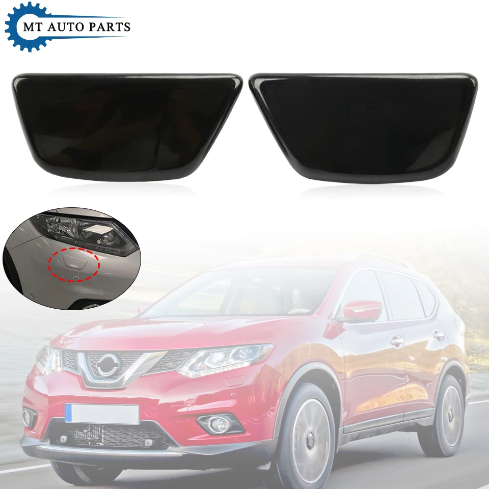 MTAP-cubierta de boquilla de lavado de faros delanteros, tapa de chorro de pulverización sin pintar para NISSAN X-TRAIL Rogue T32 2014 2015 2016 2017 2018