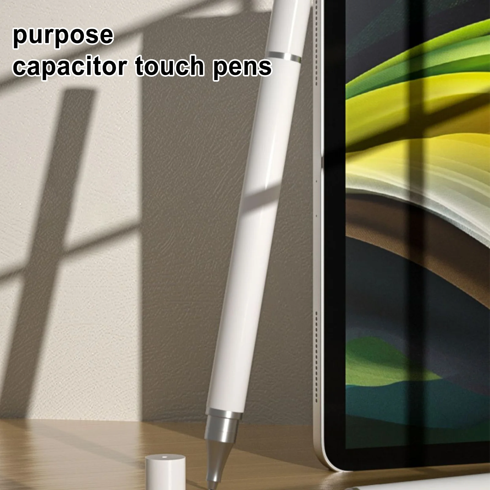 

Smart Tablet Phone Universal 2 in 1 Capacitive Stylus Pen Drawing Pens for iPhone/Android All Capacitive Touch Screens