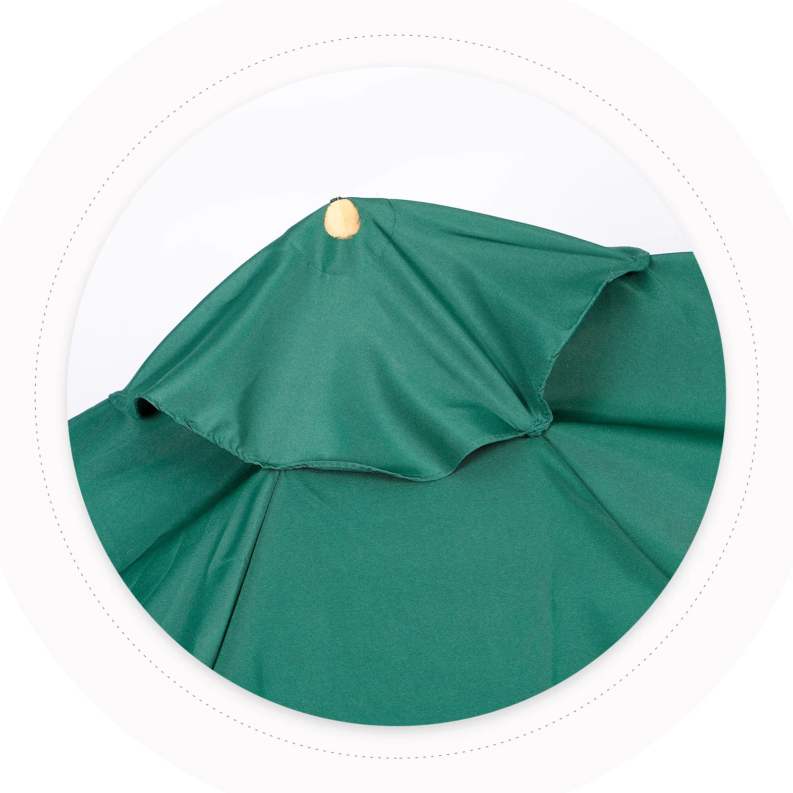 

Patio Umbrella Replacement Canopy Weather Resistant Polyester Fabric Sun Shade Windproof Outdoor Cover Yard Umbrella Canopy