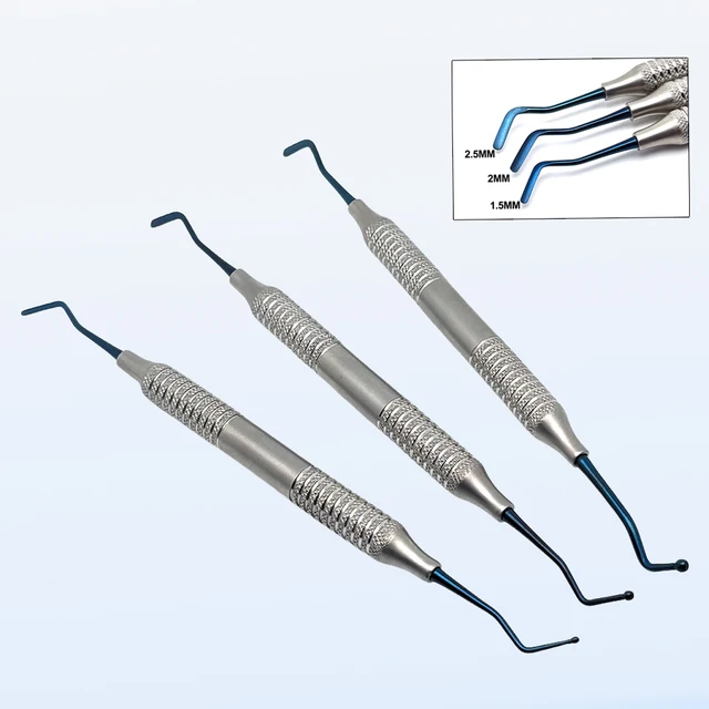 3 szt. Żywica kompozytowa dentystyczna szpatułka do napełniania żywicy zestaw do napełniania narzędzia do naprawy dentysty narzędzia do odbudowy stomatologii Instrument
