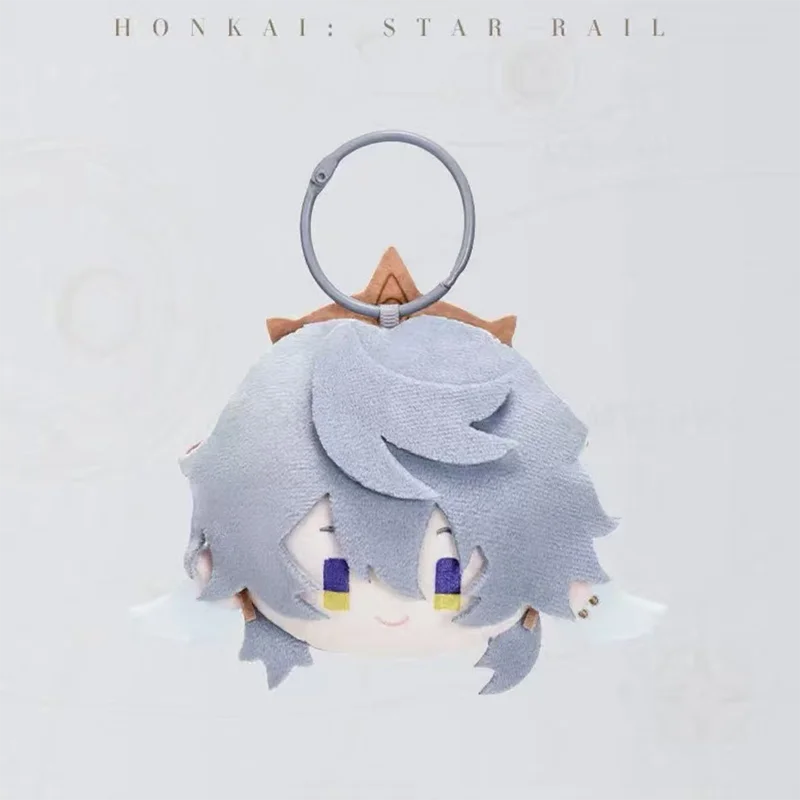 Honkai Star Rail Cute Head Plush Pendant Sunday Carnival Special Offer Anime Game Character Doll Keychain Collectible Gift
