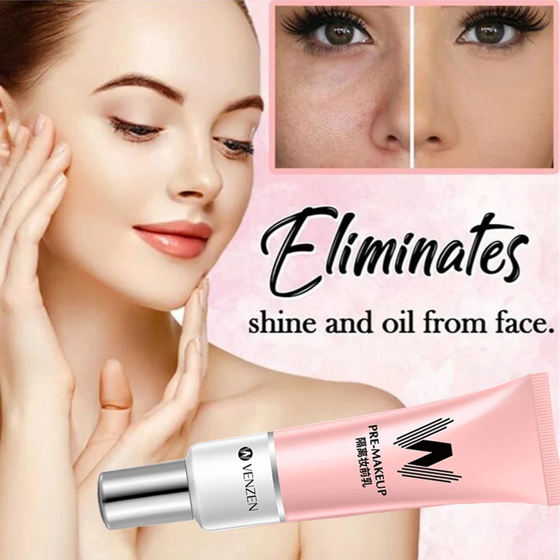 Sdutter Primer per il viso a lunga durata Base per il trucco correttore Nature Rose Essence Pore Away Foundation Oil Control Primer opaco per il viso