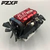 TOYAN FS L200AC 2 실린더 니트로 엔진 모델 7CC 4 스트로크 공랭식 엔진 모델 키트-OTTO 모터 버전 6