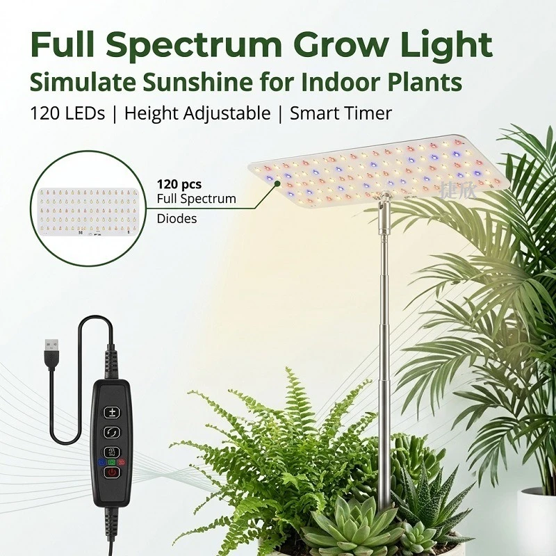 Lámpara de Cultivo Quantum Board 2026 de Altura Ajustable, Regulable, de Doble Uso, para Plántulas de Vegetales, Hidroponía y Diseño de Mini Acuarios