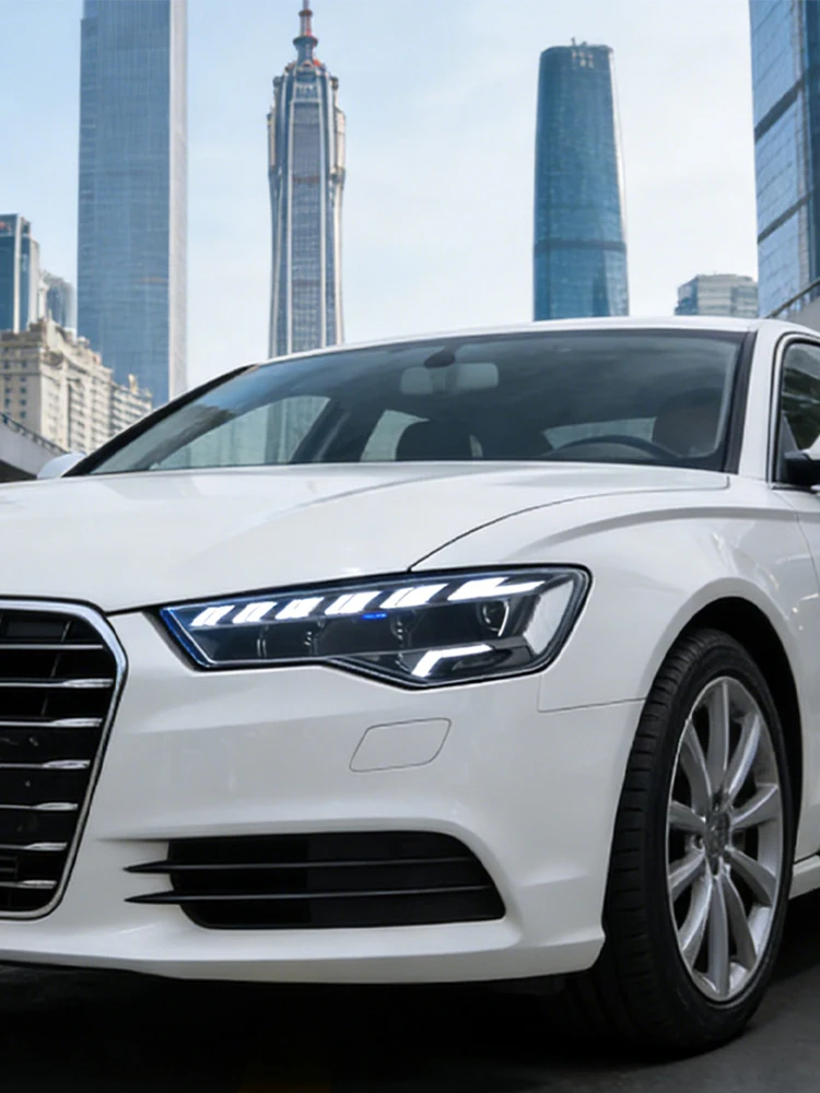 

High Quality Headlight Assembly For Audi A6 2016-2018 Car Front Lamps Modified Horch Style LED Projector Lens Auto Accessories