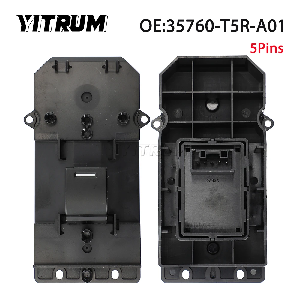 

YITRUM 35760-T5R-A01 35760T5RA01 Front Right Power Window Lifter Control Switch Button For Honda Fit Jazz HR-V 2015 2016-2020