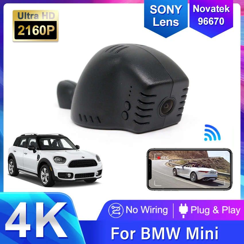 4K 2160P Car DVR Dash Cam Camera For BMW MINI Cooper CABRIO CLUBMAN COUNTRYMAN PACEMAN r56 r57 r58 r59 r60 r61 f54 f55 f56 f57